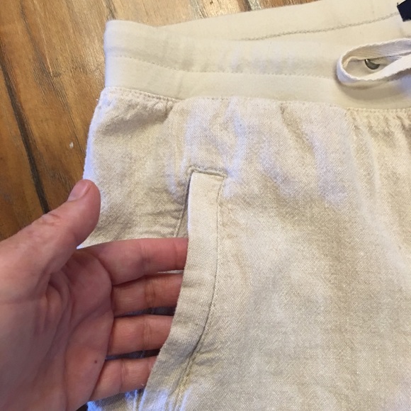Gap Straight Leg Linen Pants - Picture 2 of 8